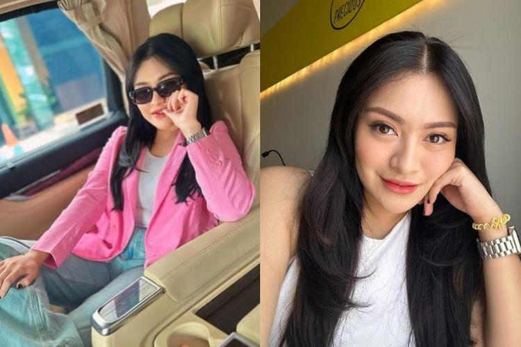 Kehadiran Nathalie Holscher, mantan istri dari komedian Sule, dalam acara pernikahan Rizky Febian dan Mahalini pada Jumat (10/5/2024) lalu, (Sumber foto ; Grid,id)