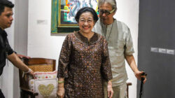 Ketua Umum PDIP dan mantan Presiden Republik Indonesia ke-5, Megawati Soekarnoputri, memberikan kritik terhadap fungsi Taman Ismail Marzuki (Sumber foto : Kumparan)
