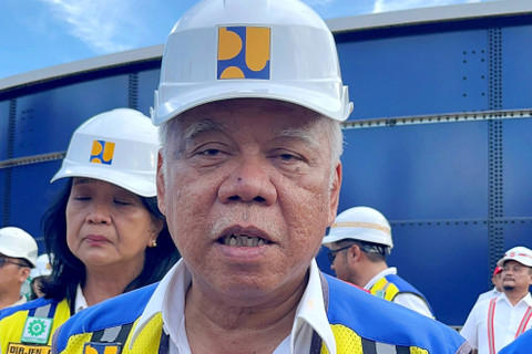 Menteri Pekerjaan Umum dan Perumahan Rakyat (PUPR), Basuki Hadimuljono, memberikan penjelasan terkait Peraturan Pemerintah (PP) Nomor (Sumber foto : Kumparan)