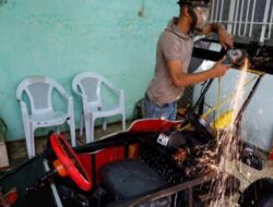 Suleiman Thaer, Remaja Kreatif Membuat Mobil Mini dari Barang Bekas