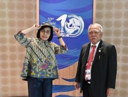 Menteri Sri Mulyani dan Menteri Basuki Hadimuljono Bertemu di World Water Forum