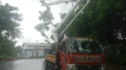 Terbatasnya jumlah armada yang dimiliki oleh Dinas Perhubungan (Dishub) Kabupaten Pati sebagai kendaraan maintenance Penerangan Jalan (Jurnalindo.com)