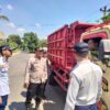 Dishub Pati Bersama Polsek Dukuhseti Lakukan Pembinaan Kepada Truk Tambang Jalan Tayu-Puncel