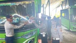Dinas Perhubungan (Dishub) Kabupaten Pati telah menggelar Keselamatan Lalu Lintas dan Angkutan Jalan (ramp check) di PO.Syakira Perdana (Jurnalindo.com)