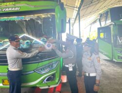 Operasi Ramp Check di PO.Syakira Perdana, Dishub Pati Tak Temukan Bus Bermasalah