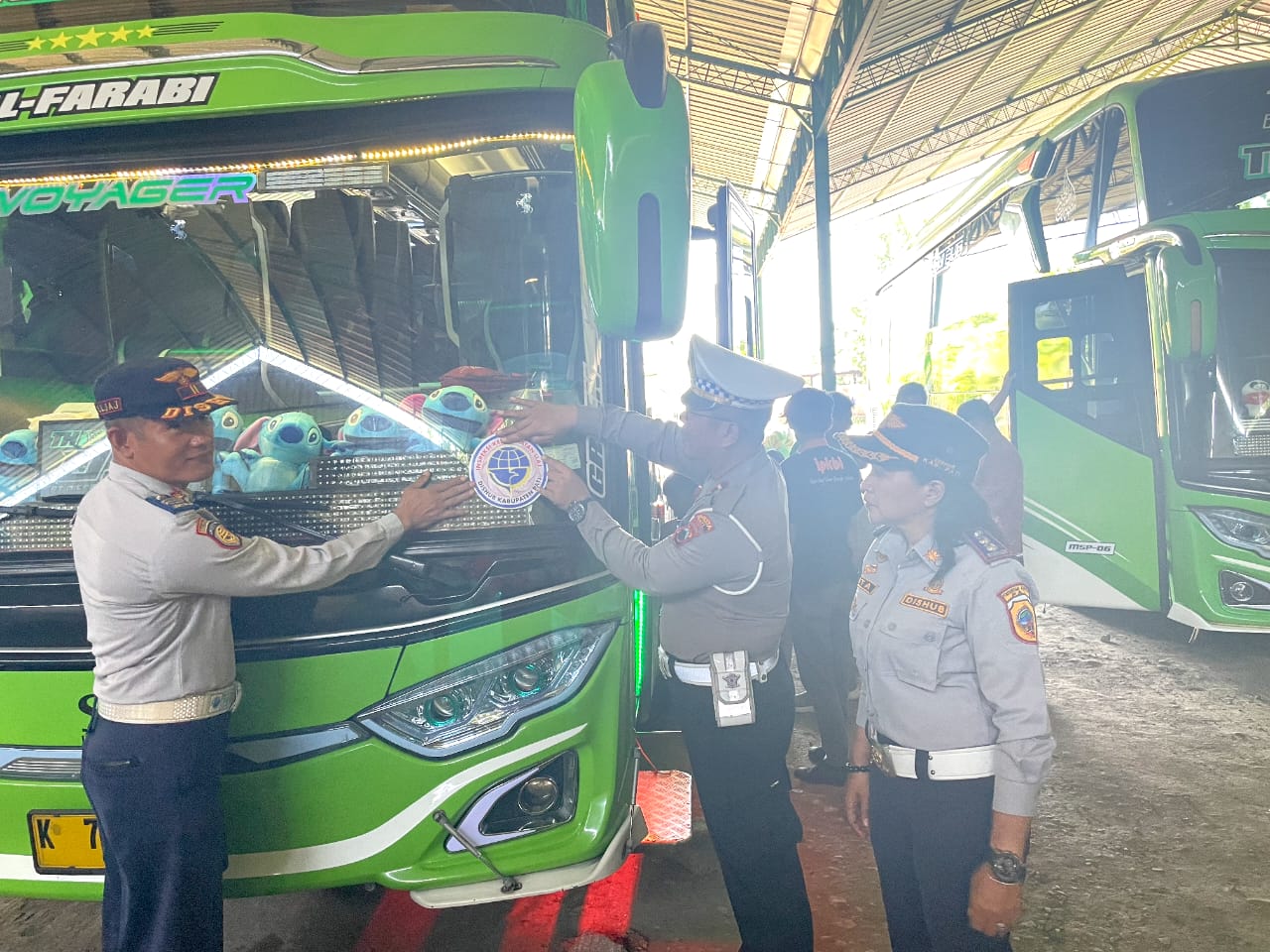 Selama operasi Rump Check berjalan di PO. Syakira Perdana pada Jumat pagi (17/05/2024).Dinas Perhubungan (Dishub) Kabupaten Pati tidak (Jurnalindo.com)