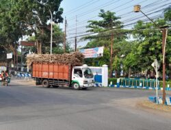 Dishub Pati Himbau Truk Tebu Jangan Parkir dibahu Jalan