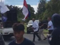Bupati Halmahera Utara Frans Manery Bubarkan Demo GMKI Tobelo dengan Parang, Massa Berhamburan