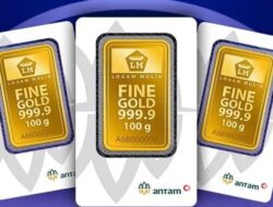Harga Emas Antam 24 Karat Anjlok Drastis Setelah Cetak Rekor Tertinggi