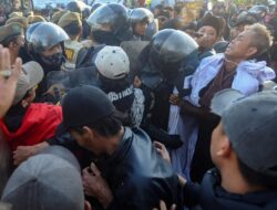 Gesekan Terjadi Saat Penertiban Pedagang di Gunung Mas Puncak