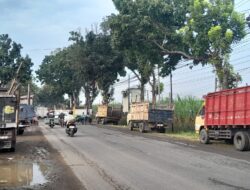 Puluhan Truk Muatan Tebu Parkir di Bahu Jalan, Dishub Pati Sebut Akan lakukan Patroli