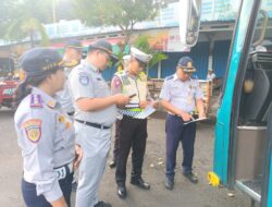 Jelang Hari Raya Idul Adha, Dishub Pati Gelar Operasi Rump Check di Terminal Kembangjoyo