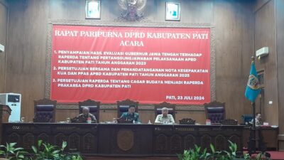 Gelar Sidang Paripurna, Ketua DPRD Pati Absen