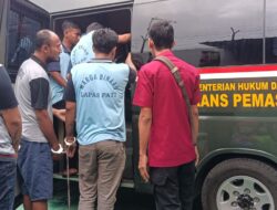 18 Napi Narkoba Dipindahkan Dari Lapas II B Pati ke Lapas Purwokerto