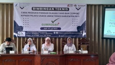 Hindari Bahan Bahaya, Pelaku UMKM Terasi di Pati Dibekali Cara Produksi Yang Baik Dari BBPOM Jateng