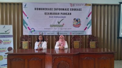 Hindari Bahan Makanan Berbahaya, BBPOM Semarang Berikan Sosialisasi Kepada PKK dan GOW Pati