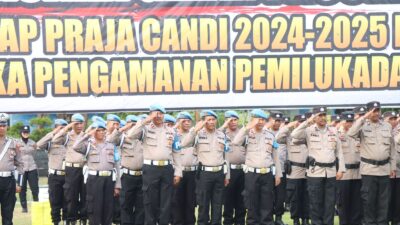 Siap Amankan Pilkada, Polresta Pati Laksanakan Apel Gelar Pasukan Operasi Mantap Praja Tahun 2024