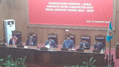 Ali Badruddin Dan Hardi Terpilih Menjadi Ketua Sementara DPRD Pati