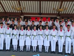 43 Anggota Paskibraka Dikukuhkan, Sekda Pati Berpesan Ini.