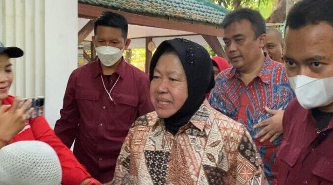 Risma Mundur dari Mensos (Sumber Foto. Tribunnews)