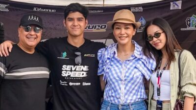 Maia Estianty Kibarkan Bendera Finis di MotoGP Indonesia 2024