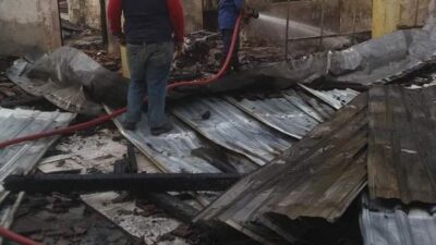 5 Ruko Depan Pasar Gabus Dilalap Si Jago Merah, Kerugian ditaksir Capai 5 Miliar
