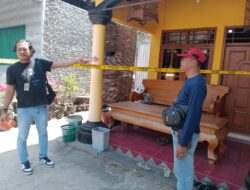 Terekam CCTV, Rumah Wartawan Desa Sarirejo Dilempar Batu Orang Tak Dikenal