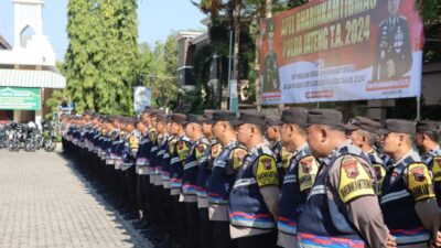 Dalam Rangka Pilkada 2024, Polresta Pati Gelar Apel Bhabinkamtibmas