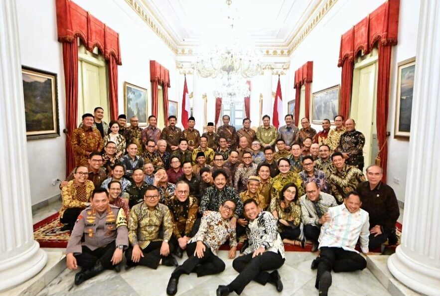 Jokowi Pamit ke Presiden terpilih (Sumber Foto. Kabar24.Bisnis.Com)
