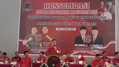 Tim Pengusung Dari Partai PDIP Wahyu-Haryono Lakukan Konsolidasi