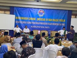 Datang Muscab III IKA PMII Pati, Pasangan Calon Bupati Pati Nomor 1 dan Nomor 3 Lakukan Dialog Publik