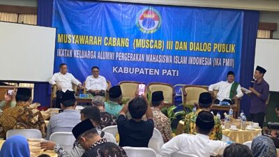 Datang Muscab III IKA PMII Pati, Pasangan Calon Bupati Pati Nomor 1 dan Nomor 3 Lakukan Dialog Publik