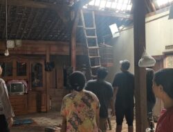 Hujan Deras Beserta Angin Puting Beliung Porandakan Belasan Rumah di winong