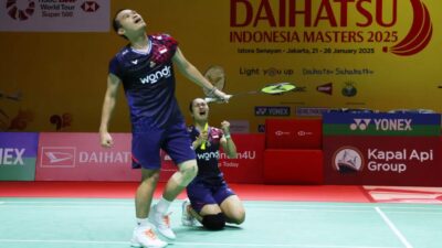 Rinov/Lisa Tumbangkan Ganda Jepang, Melaju ke Final Indonesia Masters 2025