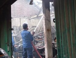 Kebakaran Toko di Tambakromo Pati, Kerugian Capai 500 Juta
