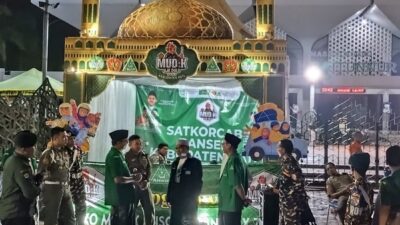 Ansor Pati Buka Posko Mudik di Alun-Alun Pati dan Juwana