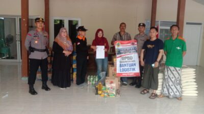 Korban Puting Beliung di Margoyoso Dan Tayu , BPBD Pati Salurkan Bantuan Paket Sembako