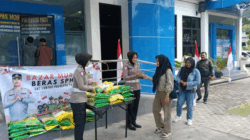 Polresta Pati Gelar Gerakan Pangan Murah, Salurkan 6 Ton Beras SPHP
