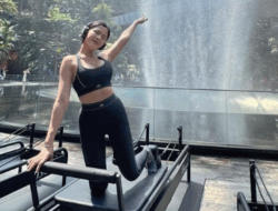 Bella Bonita Pilates di Singapura, Sekaligus Temani Denny Caknan Manggung