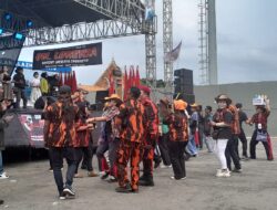 HUT ke-66 Pemuda Pancasila Pati, Meriah dengan Dangdut Jadul Lorenza
