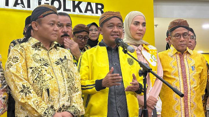 Ketua Umum Partai Golkar Bahlil Lahadalia meminta pihak-pihak yang menolak penetapan gelar pahlawan nasional (Sumber foto : Tempo.co)