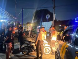 Petugas Pamapta Polresta Pati Gerak Cepat Cegah Aksi Tawuran Pemuda di Pati Kota