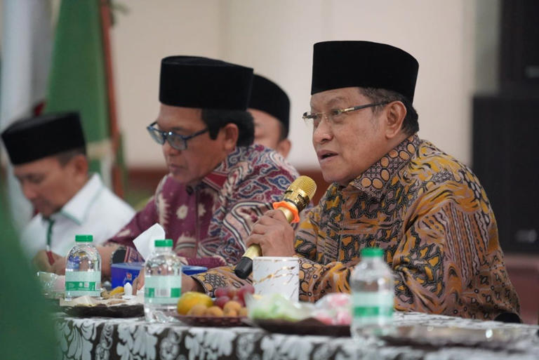 Para kiai sepuh Nahdlatul Ulama (NU) menggelar Forum Musyawarah Sesepuh NU di Pondok Pesantren Al-Falah Ploso, (Sumber foto : JawaPos.com)