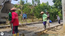 Rogoh Kocek Rp 40 Juta, Warga Wukirsari Ini Bangun Jalan Desa Demi Kenyamanan Bersama