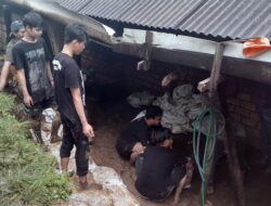 Belum Disentuh Bantuan, Warga Keboromo Gotong Royong Perbaiki Tanggul Jebol