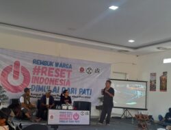 Bedah Buku #ResetIndonesia di Pati, Farid Gaban Sebut Gerakan Warga Jadi Embrio Perubahan Nasional