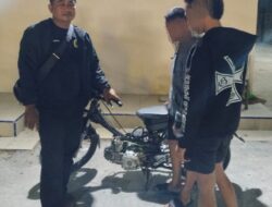 Polsek Margorejo Tertibkan Knalpot Brong, Dua Motor Pelajar Diamankan
