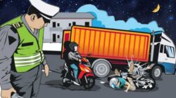 Kecelakaan Maut di Lingkar Selatan Pati, Pengendara Vario Tewas Terlindas Truk Tronton